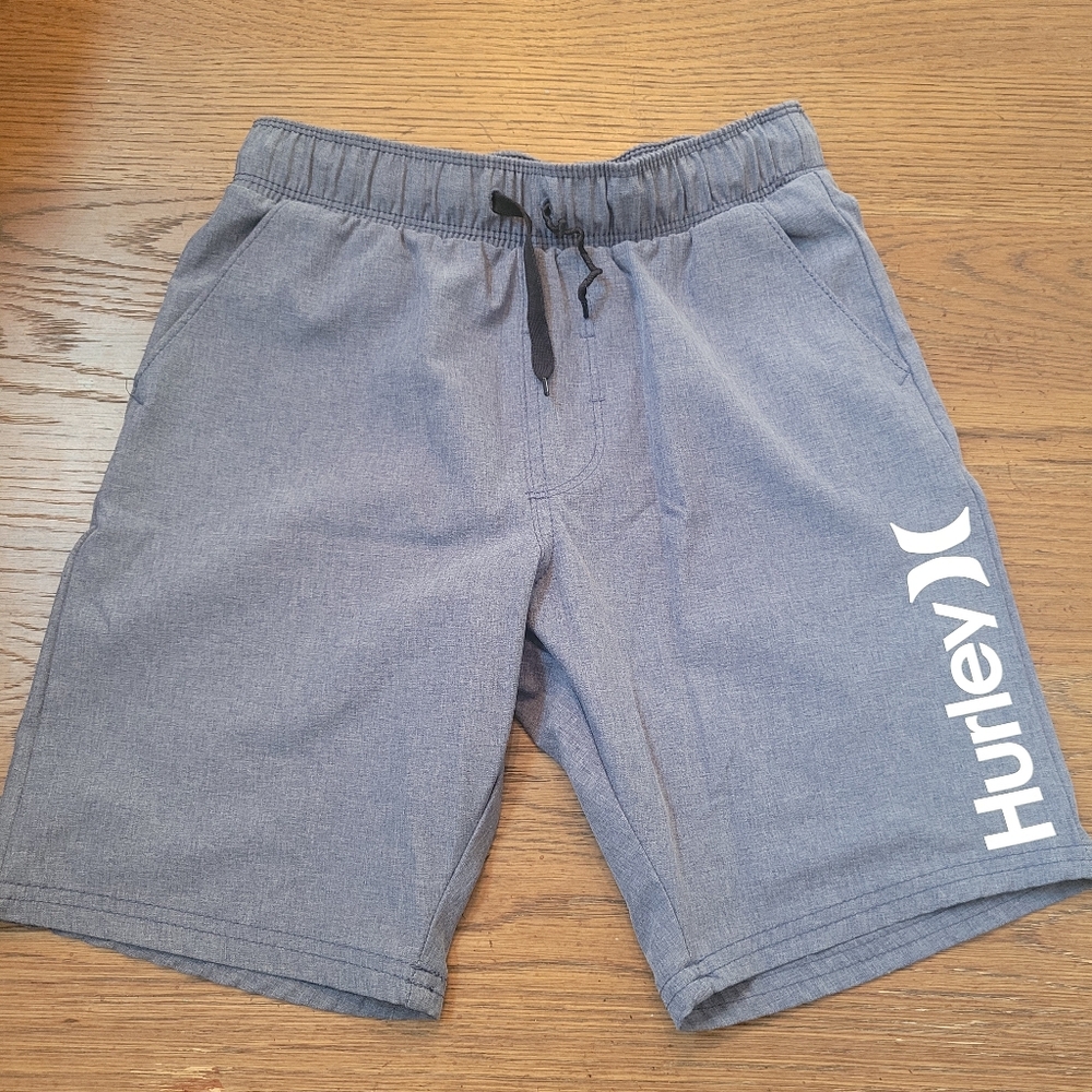 Hurley Heather Gray Shorts with Logo